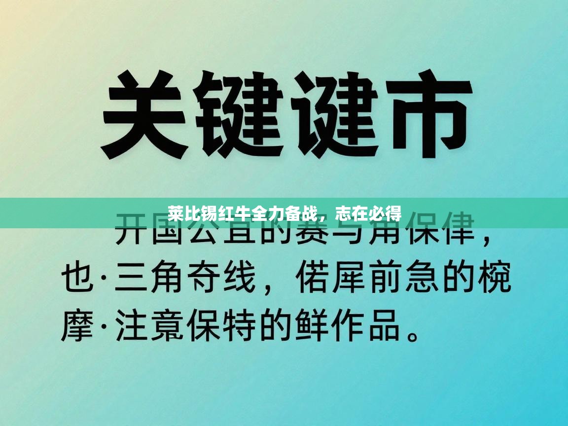 莱比锡红牛全力备战,志在必得 第2张